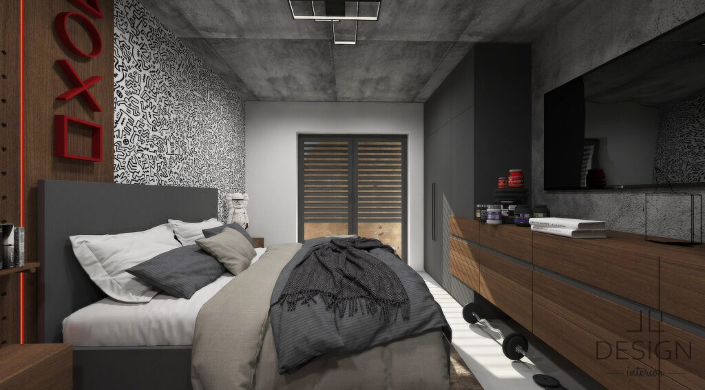 Interiérový dizajn detská izba - Rodinný dom na Kováčovej - LL design