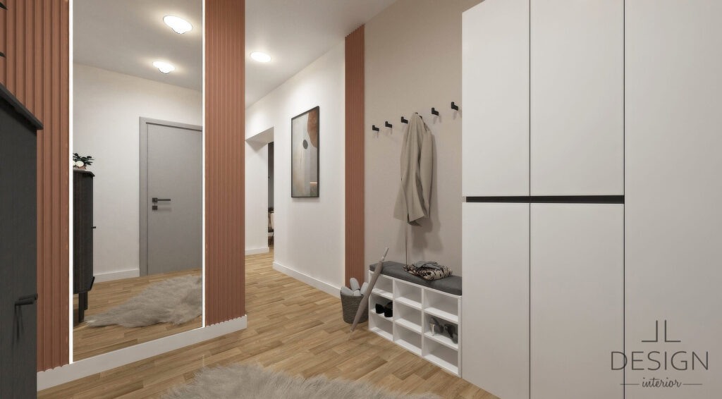 Interiérový dizajn vstup - Mestský byt vo Zvolene - LL design