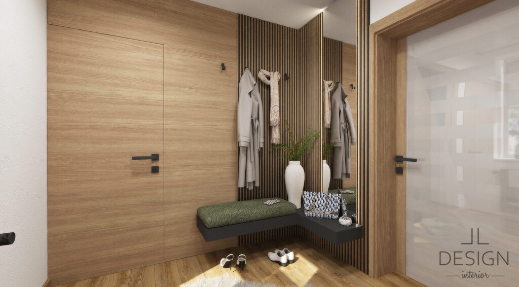 Interiérový dizajn vstup - Rodinný dom vo Zvolene - LL design