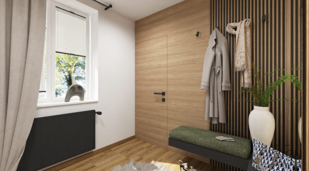 Interiérový dizajn vstup - Rodinný dom vo Zvolene - LL design