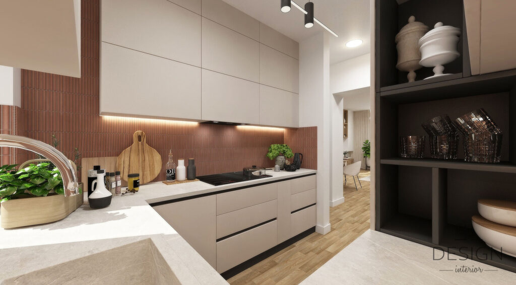 Interiérový dizajn kuchyňa - Mestský byt vo Zvolene - LL design