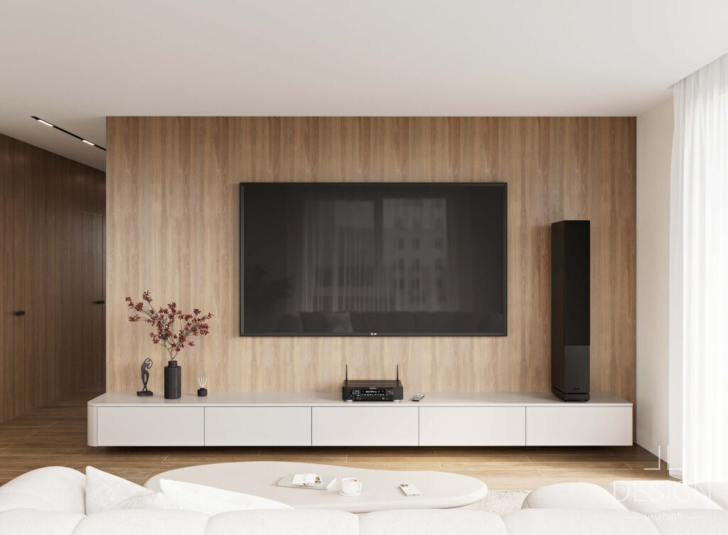Interiérový dizajn obývačka - Mestský byt vo Zvolene - LL design