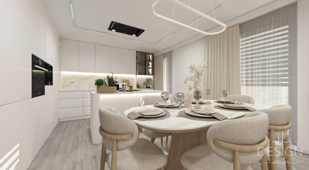 Interiérový dizajn kuchyňa - Penthouse Zvolen - LL design