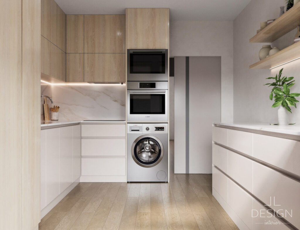 Interiérový dizajn kuchyňa - Mestský byt v Banskej Štiavnici - LL design