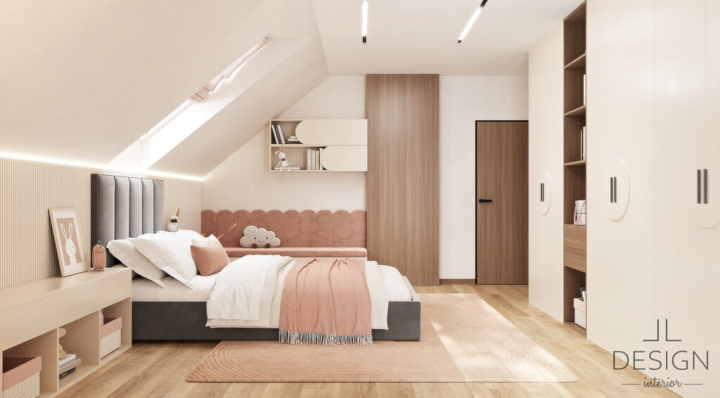 Interiérový dizajn detská izba - Rodinný dom vo Zvolene - LL design