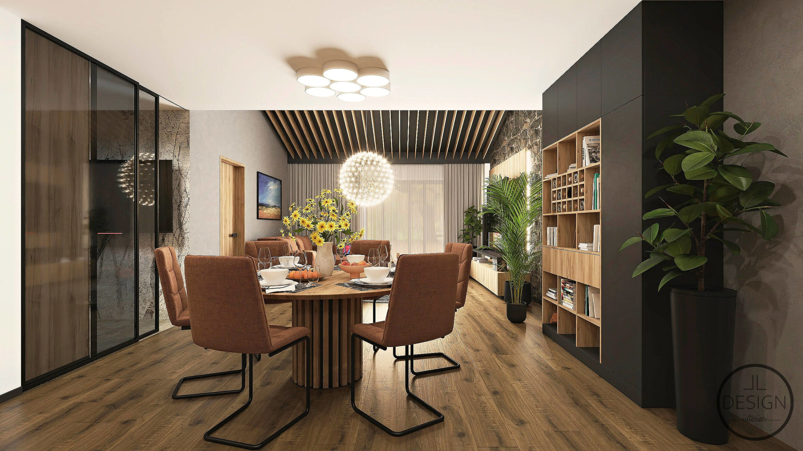 Interiérový dizajn kuchyňa - Apartmán donovaly - LL design