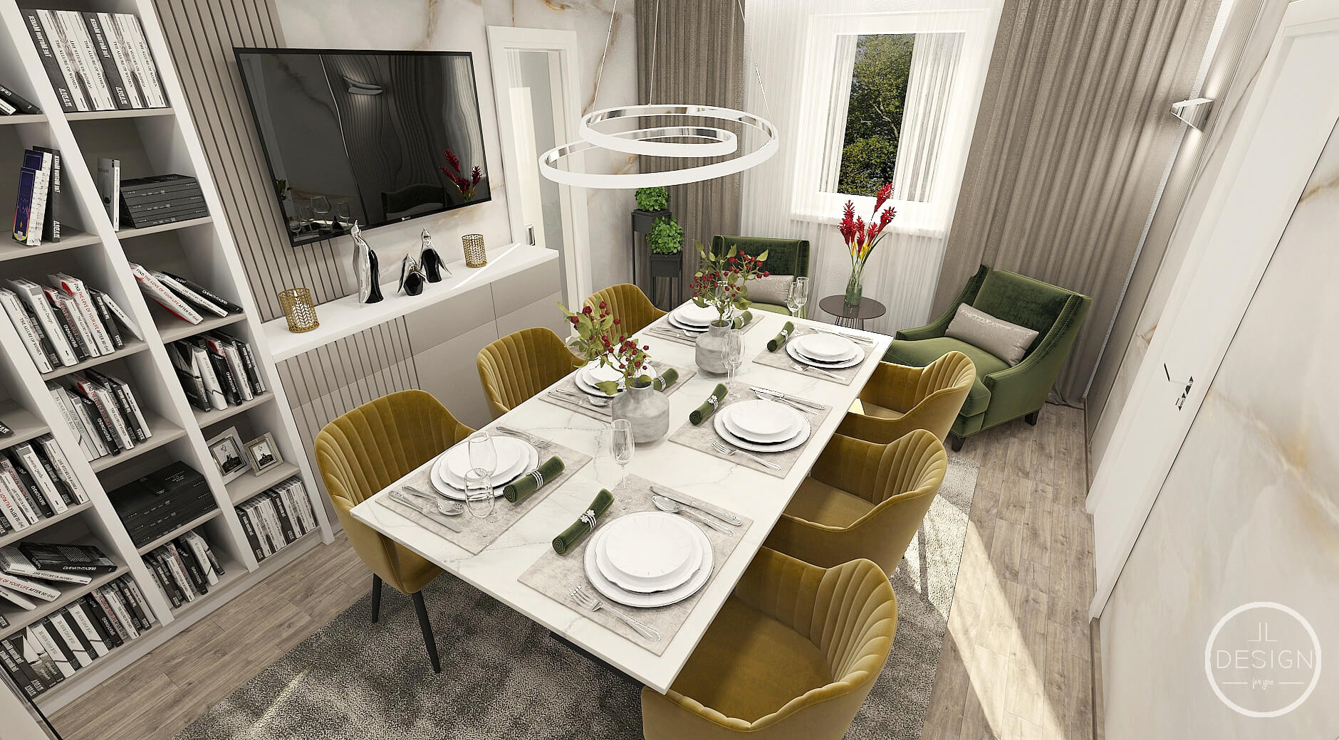 Interiérový dizajn kuchyne - Rodinný dom Kopanice - LL design