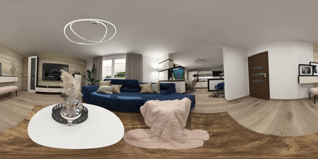 Interiérový dizajn obývačky - Rodinný dom Kriváň - LL design