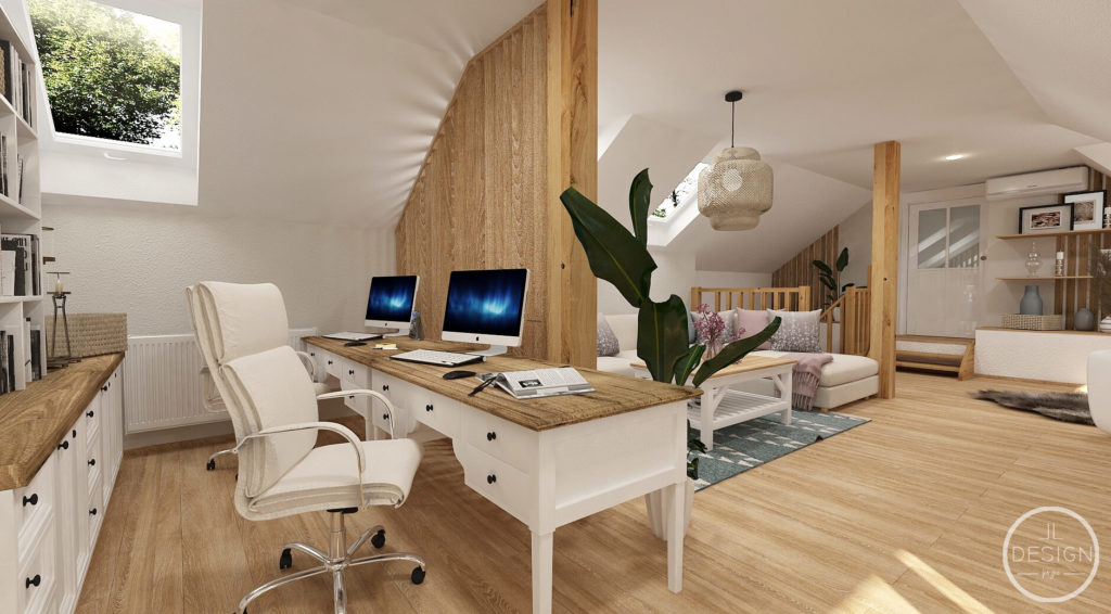 Interiérový dizajn obývačky- Rodinný dom Pliešovce - LL design