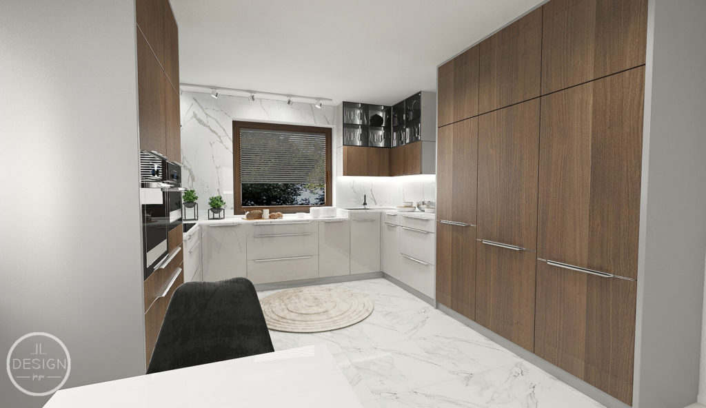 Interiérový dizajn kuchyne - Rodinný dom Zvolen - LL design